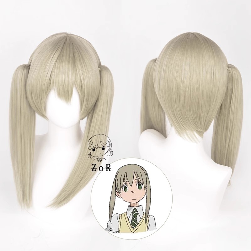 Women Accessories Aesthetic - Anime Maka Albarn peruki do Cosplay