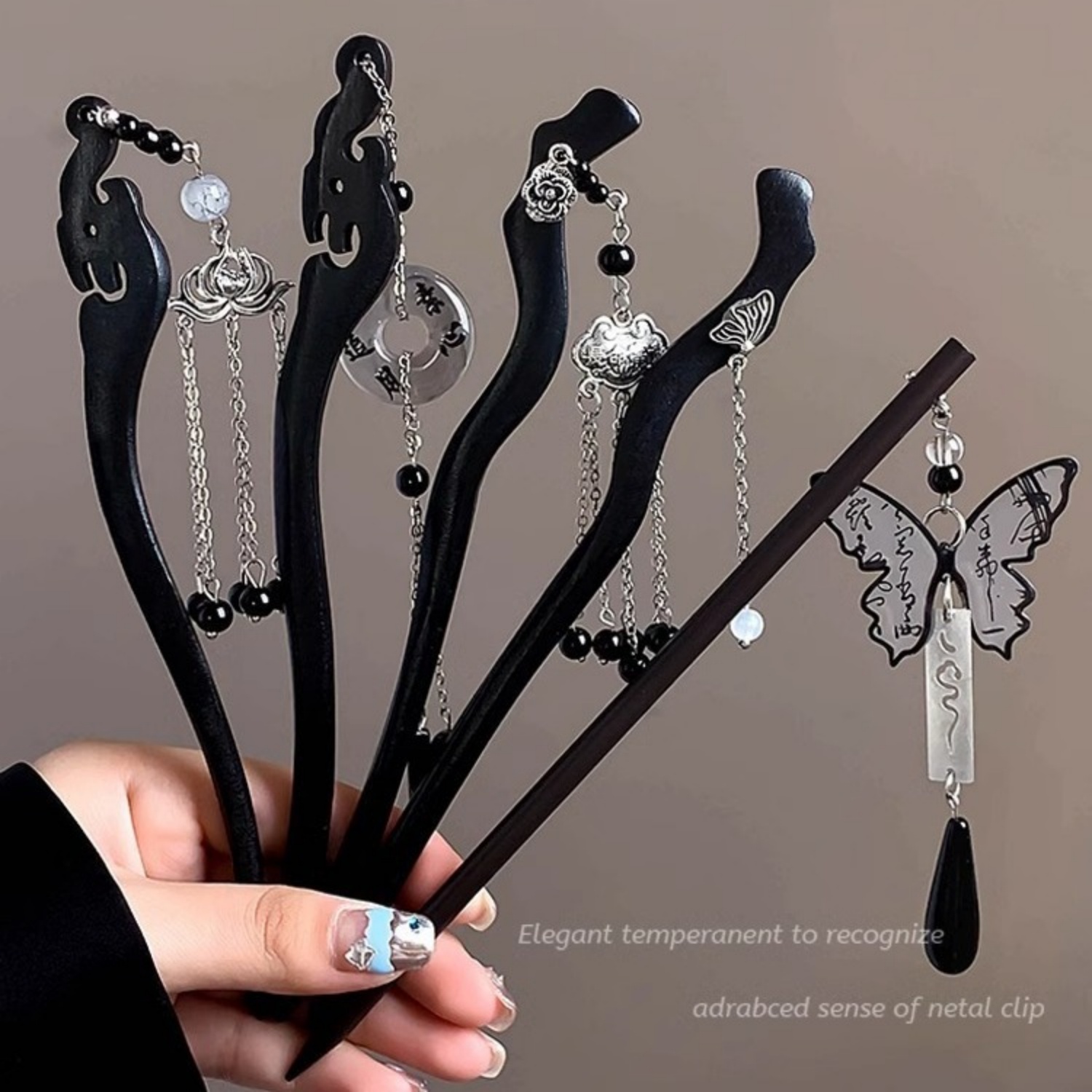 Women Accessories Aesthetic - Lekka Luksusowa Drewniana Spinka do Włosów