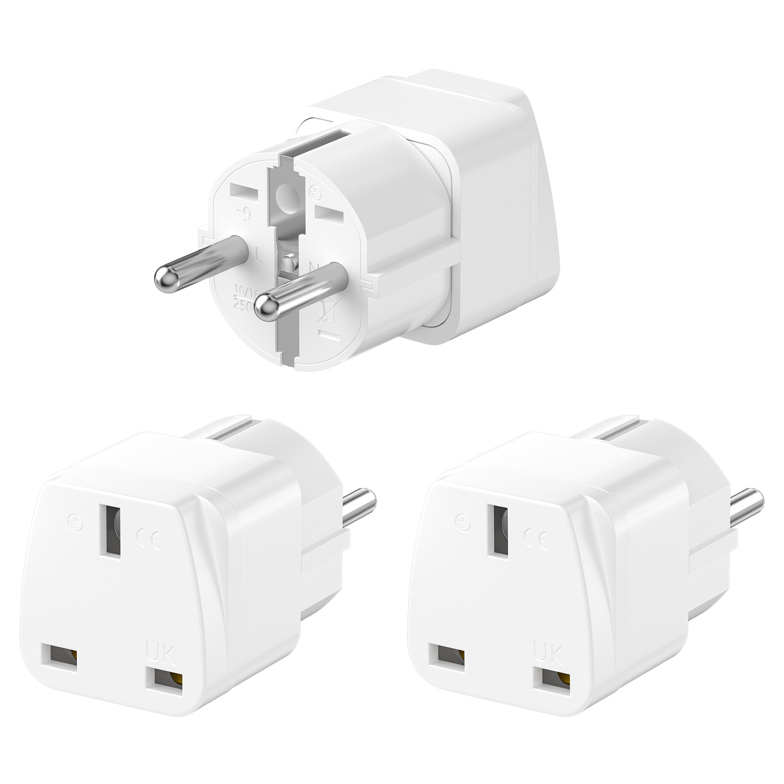 Women Accessories In Uk - 3 szt. Adapter wtyczki z Wielkiej