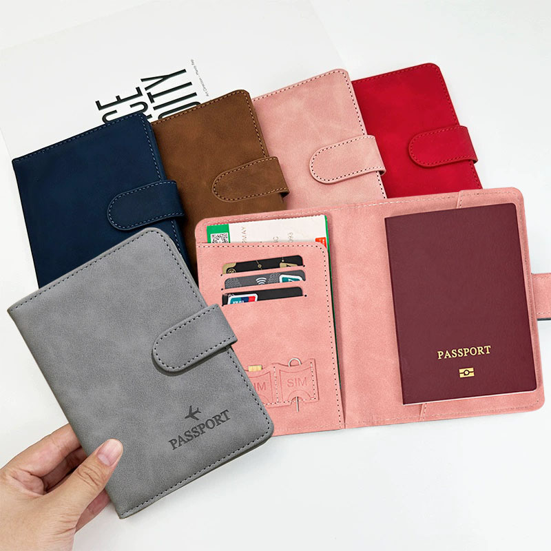 Women'S Accessories Wallet - Skórzane etui na paszport z blokadą
