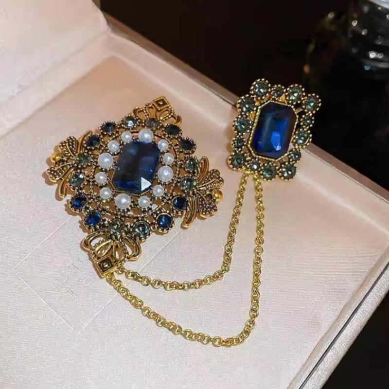 Eleganckie, kwadratowe broszki – Women'S Accessories For Suit recenzja i cena