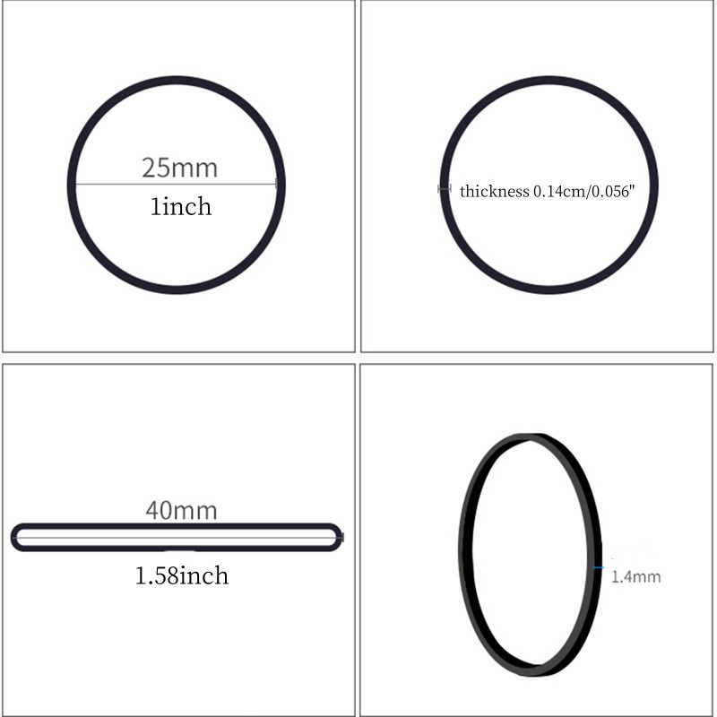 Gumki recepturki 200 sztuk, cz – Hair Band Elastic recenzja i cena