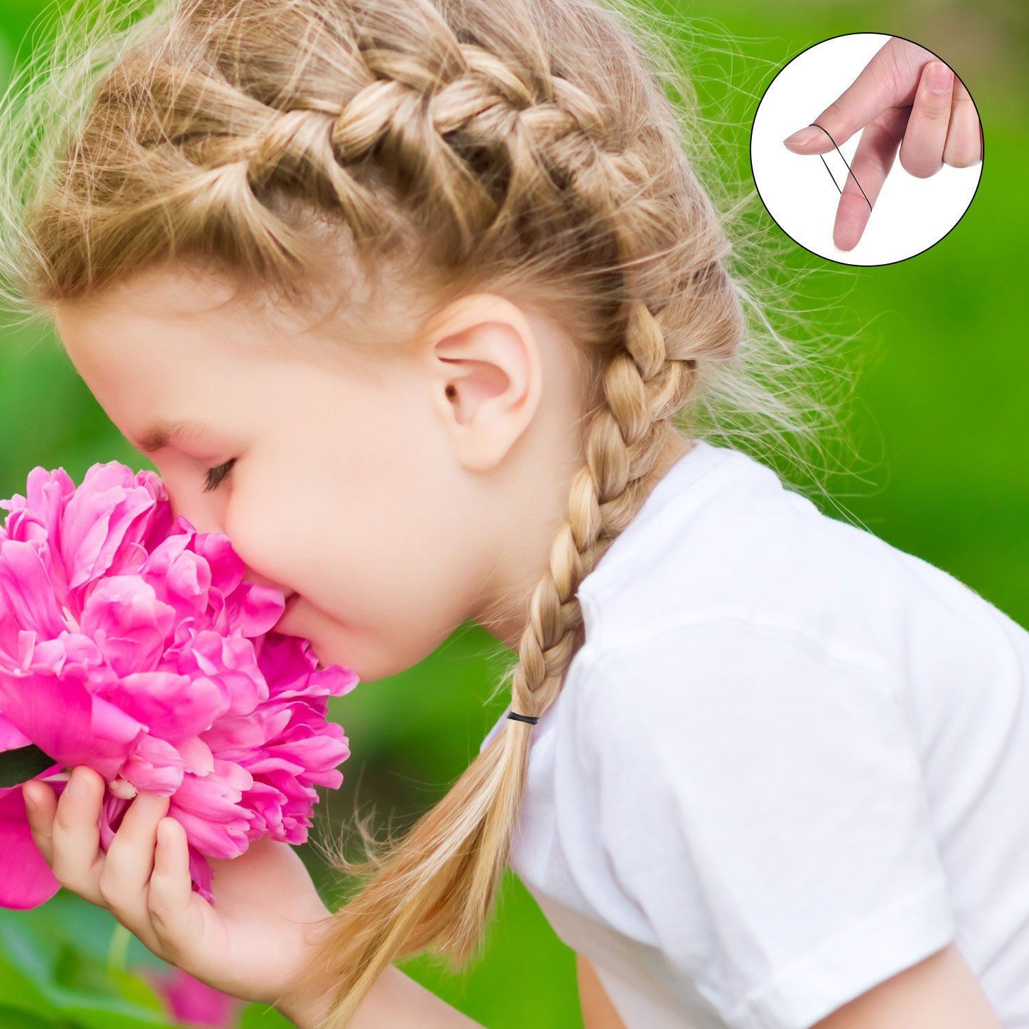 Mini Gumki do Włosów Czarne El – Hair Band Elastic recenzja i cena